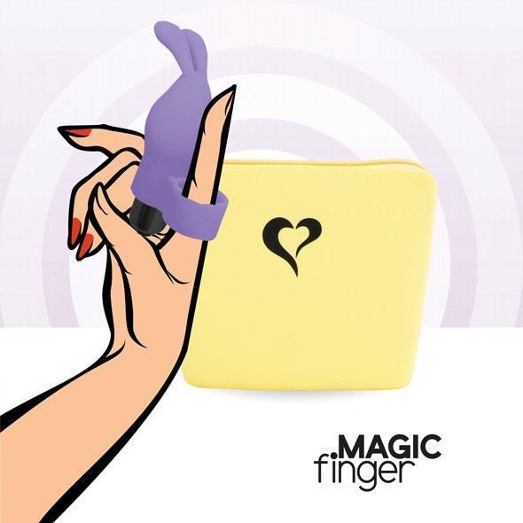 Вибратор на палец FeelzToys Magic Finger, 10 см (фиолетовый)