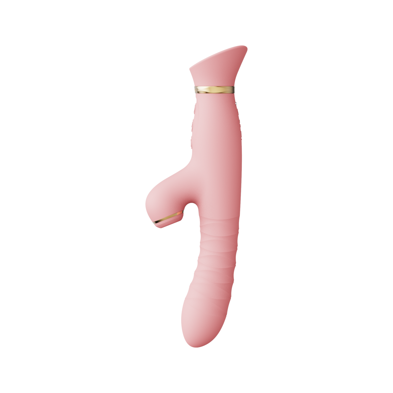 Вибратор-кролик Zalo Rose Rabbit Thruster, 25 см (светло-розовый)