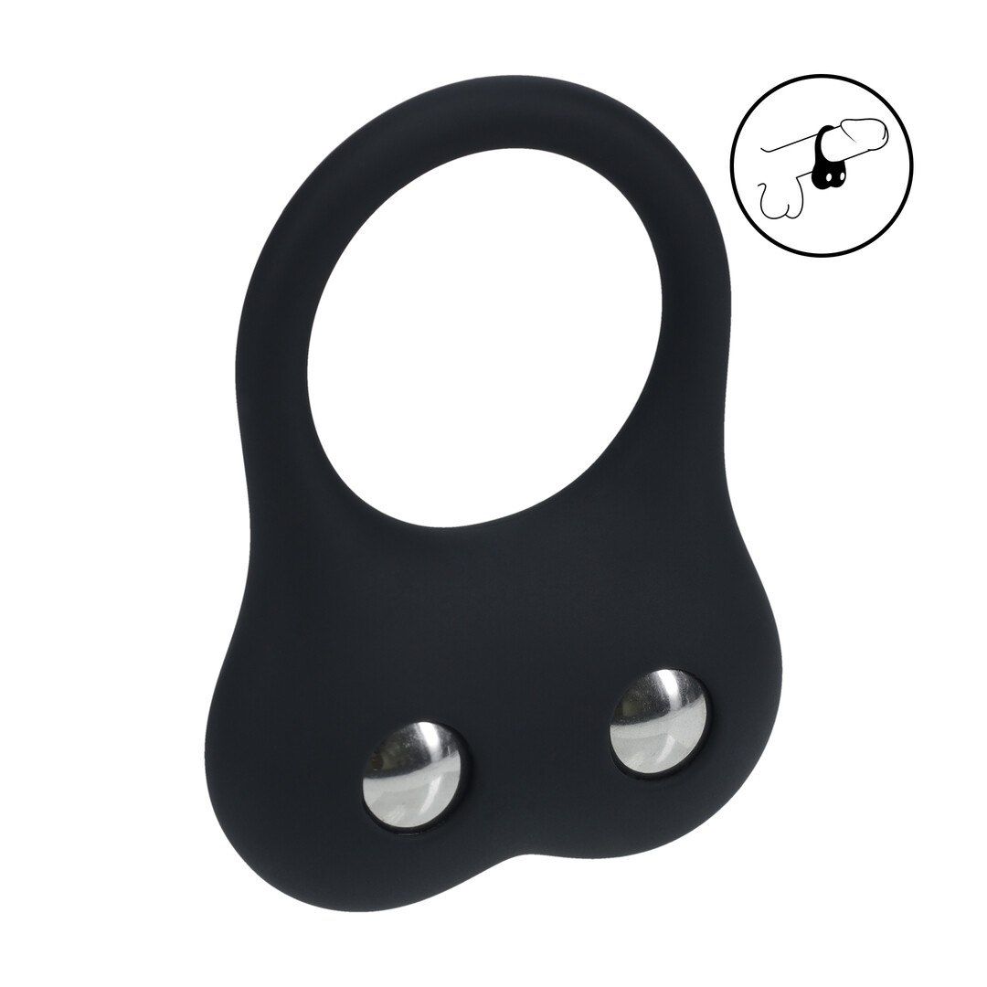 Эрекционное кольцо Levelz Training Cockring M, 7.2 см (черный)