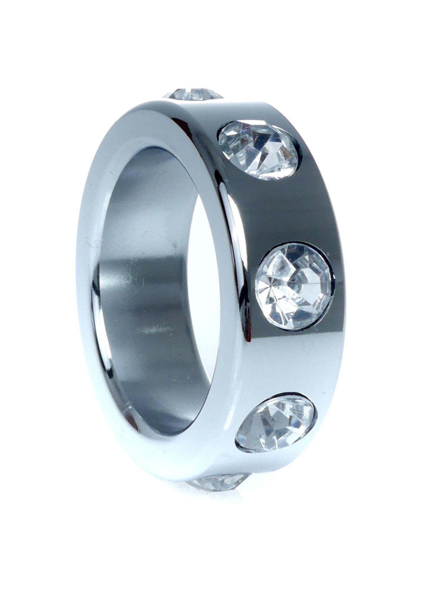 Эрекционное кольцо B - Series HeavyFun Metal Cock Ring, 4.5 см (серебристый)