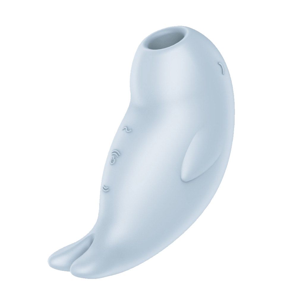Вакуумный стимулятор клитора с вибрацией Satisfyer Seal You Soon (голубой)
