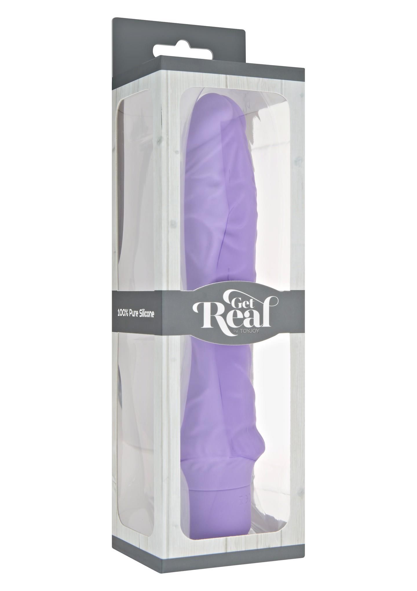 Вібратор Get Real Classic Large, 25 см (фіолетовий)