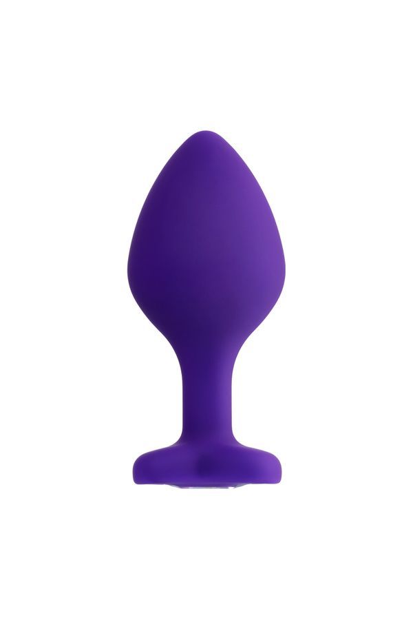Korek analny ToDo Anal Plug Diamond Heart, 8 cm (fioletowy)