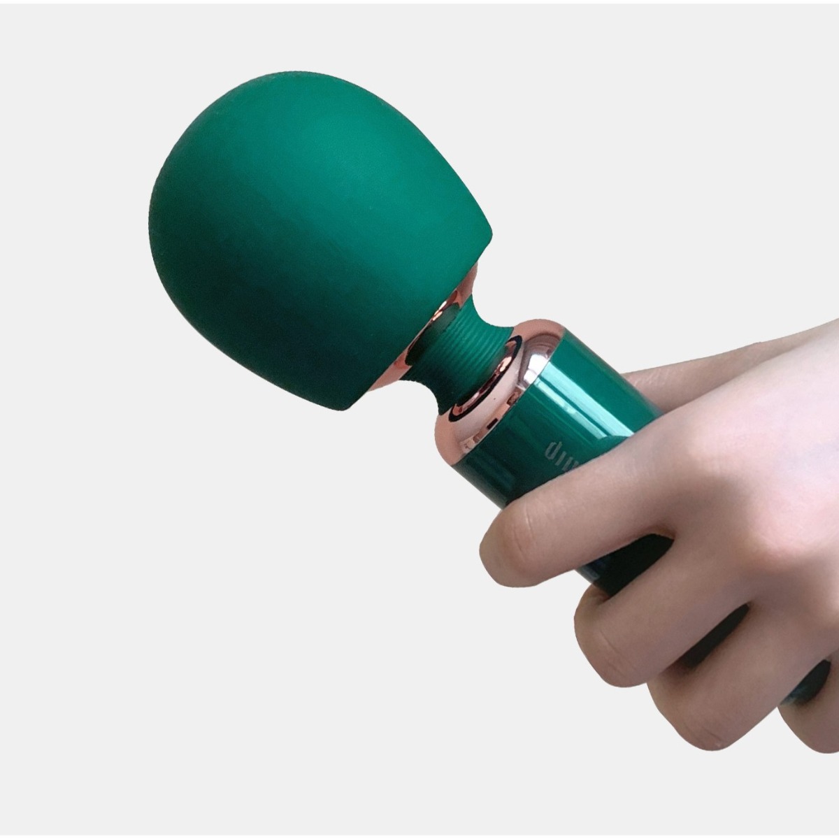 Вибромассажер Qingnan No.5 Powerful Mini Wand, 18,3 см (зеленый)