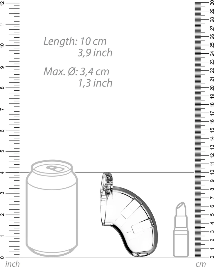 Пояс верности ManCage Model 15 (прозрачный)