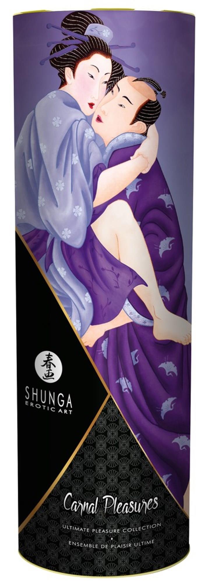 Набір для масажу та догляду Shunga Carnal Pleasures Collection