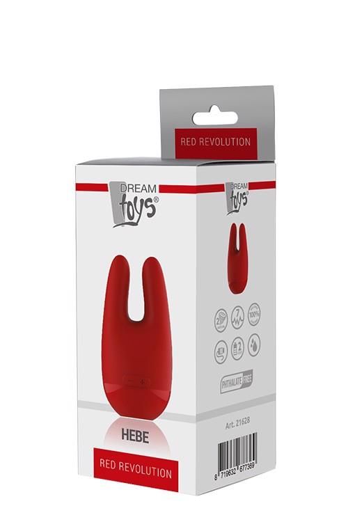 Вибростимулятор Dream Toys Red Revolution Hebe, 10,6 см (красный)
