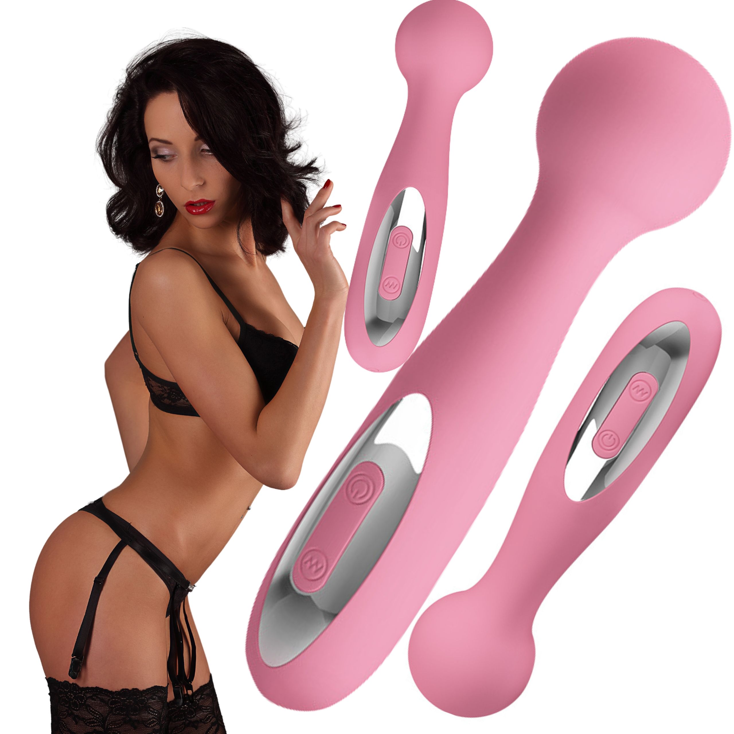 Вібратор Pretty Love Carina Vibrator Light, 15 см (рожевий)
