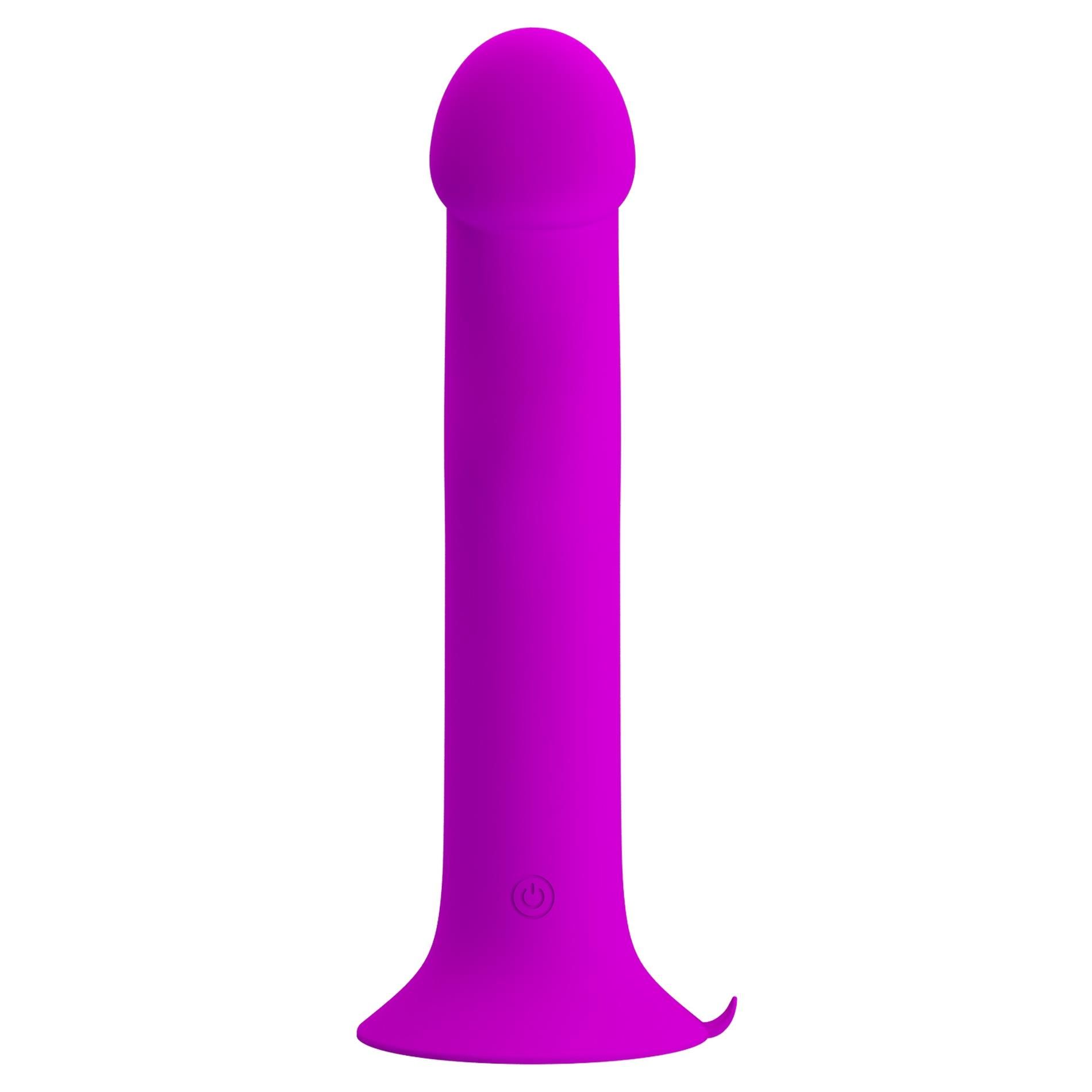 Фалоімітатор Pretty Love Murray Dildo with Vibration, 19 см (фіолетовий)