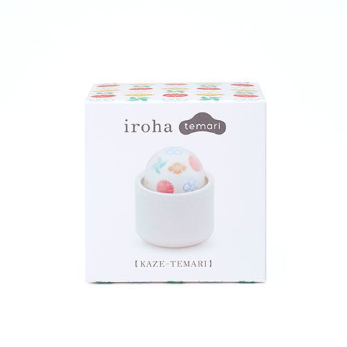 Вибратор для клитора Iroha by Tenga Temari Kaze, 6.8 см (белый)