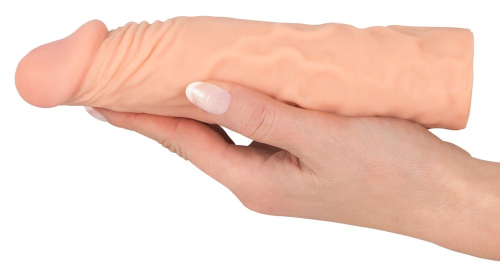 Насадка на пенис Nature Skin Extension Sleeve, 19,5 см (телесный)