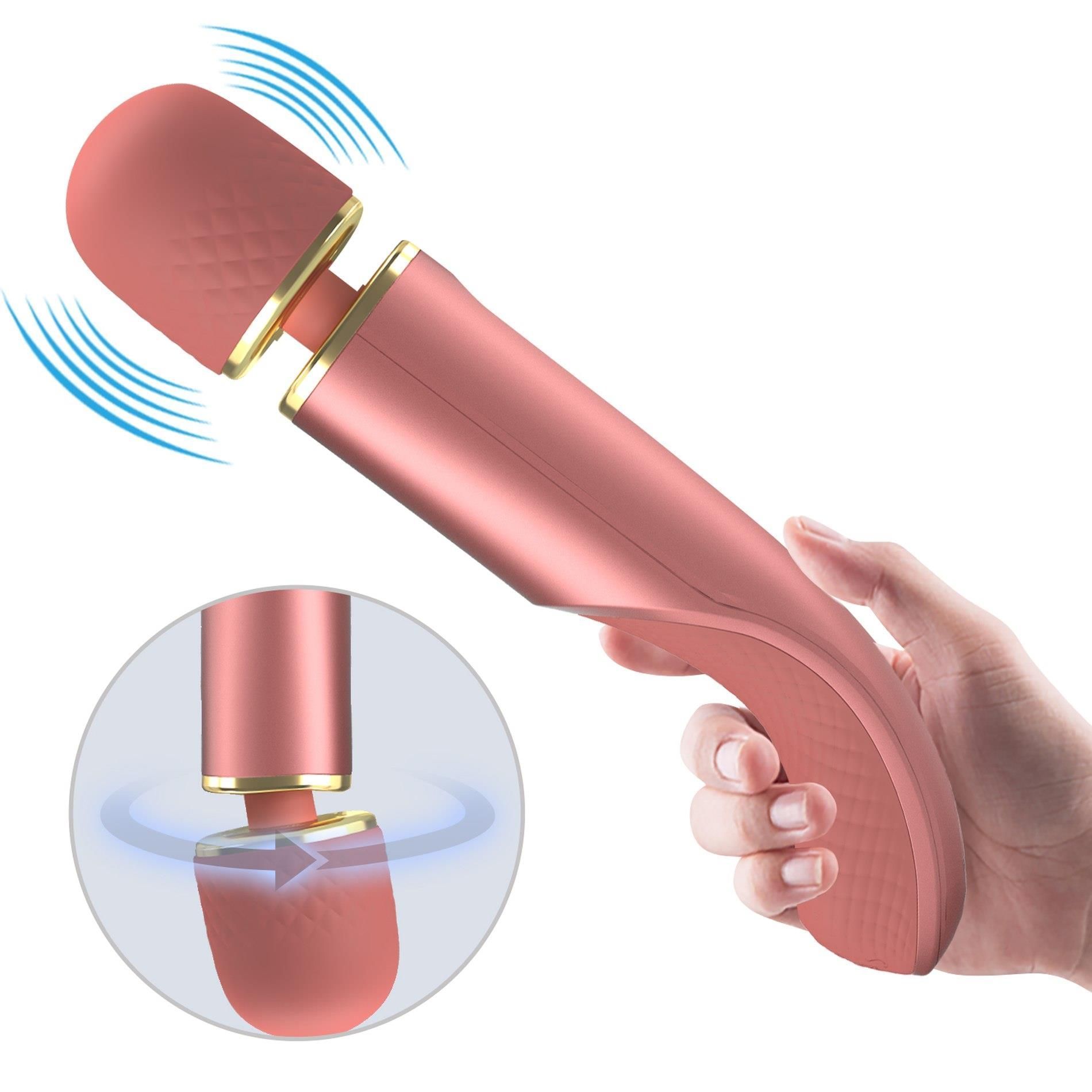 Вібромасажер Pretty Love Interesting Massager, 29 см (персиковий)