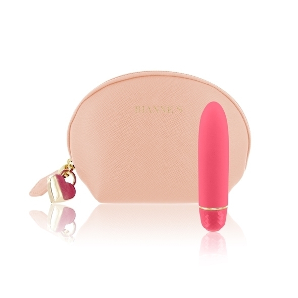 Мини вибратор Rianne S Classique Vibe, 12 см (кораловый)