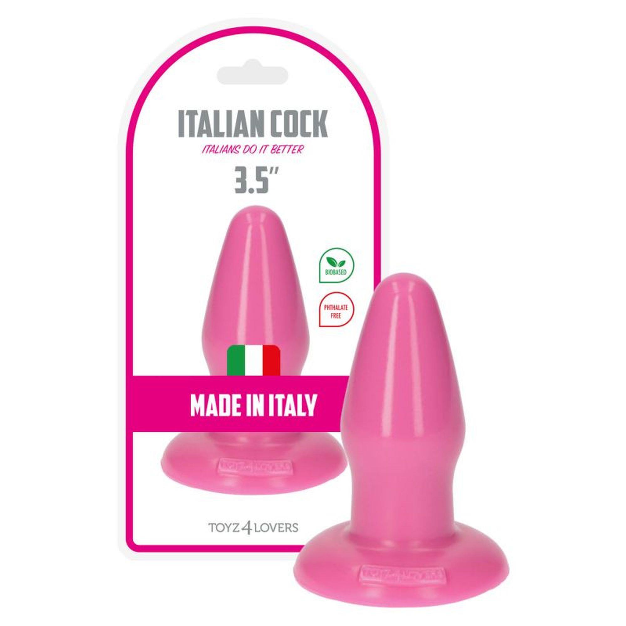 Korek analny Toyz4lovers Milo, 9,5 cm (różowy)