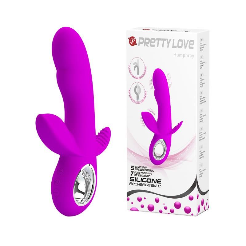 Вибратор Pretty Love Humphrey, 16,8 см (фиолетовый)