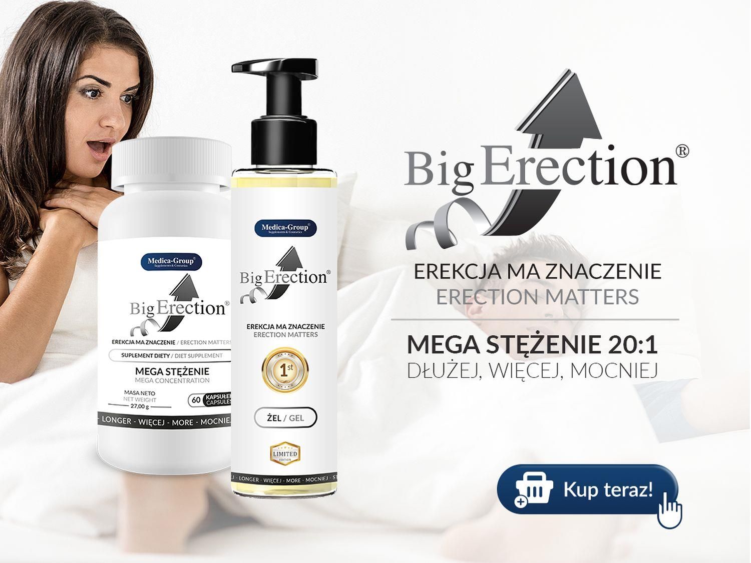 Medica-Group BigErection - Żel na erekcję, Bezzapachowy, 150 ml