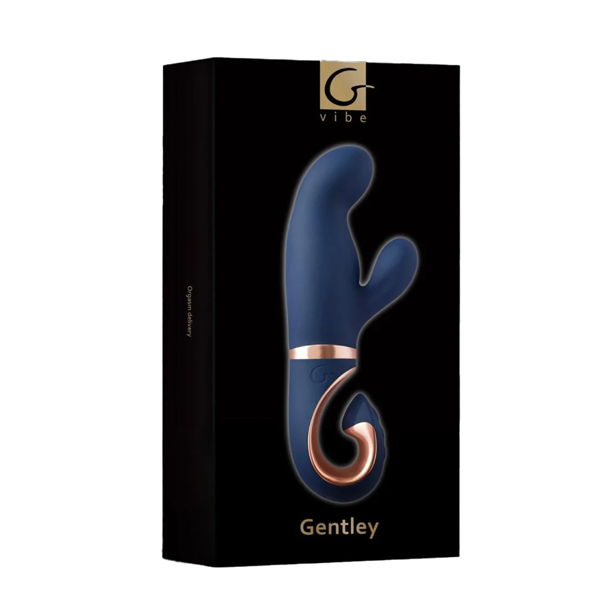 Вибратор-кролик Gvibe Gentley, 19,9 см (синий)