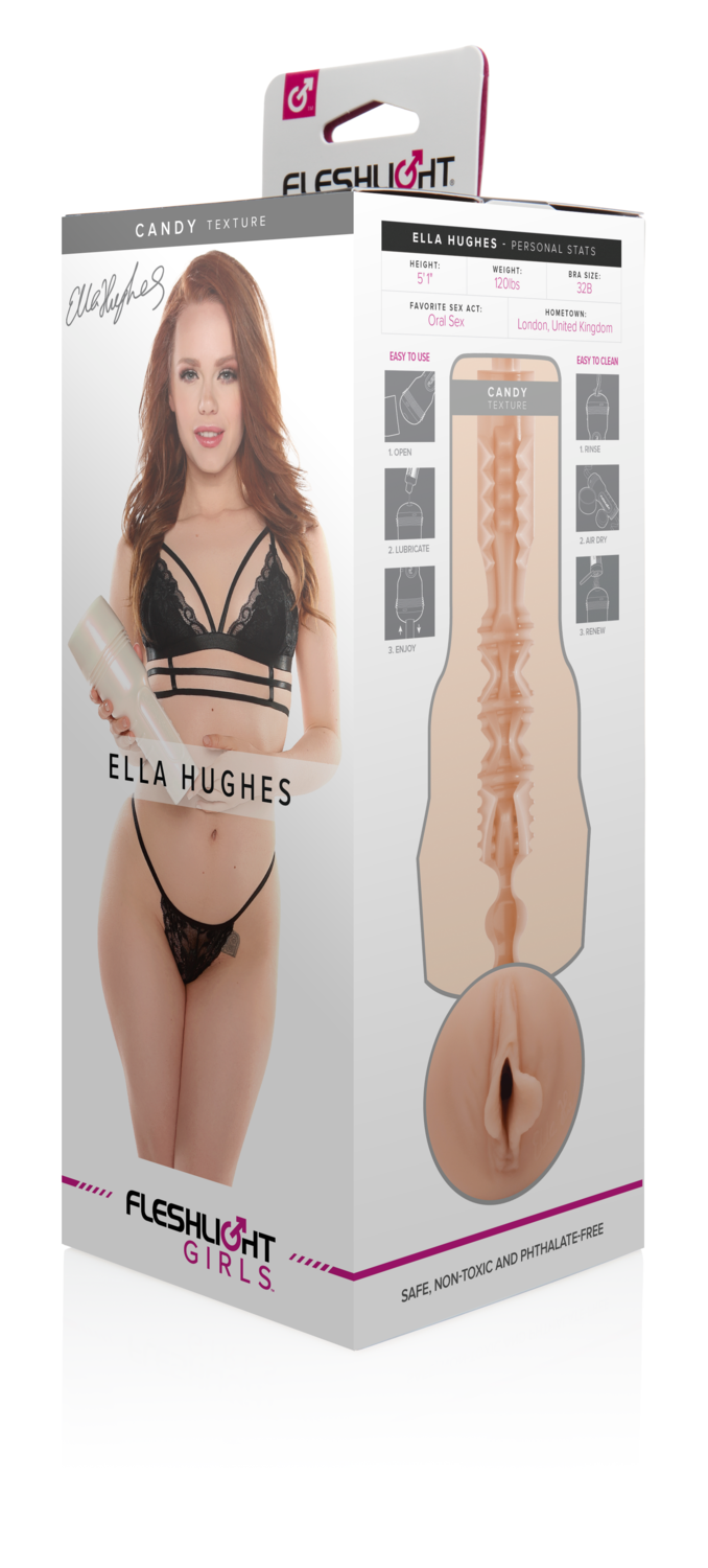 Мастурбатор реалистичный Fleshlight Girls Ella Hughes Candy (телесный)
