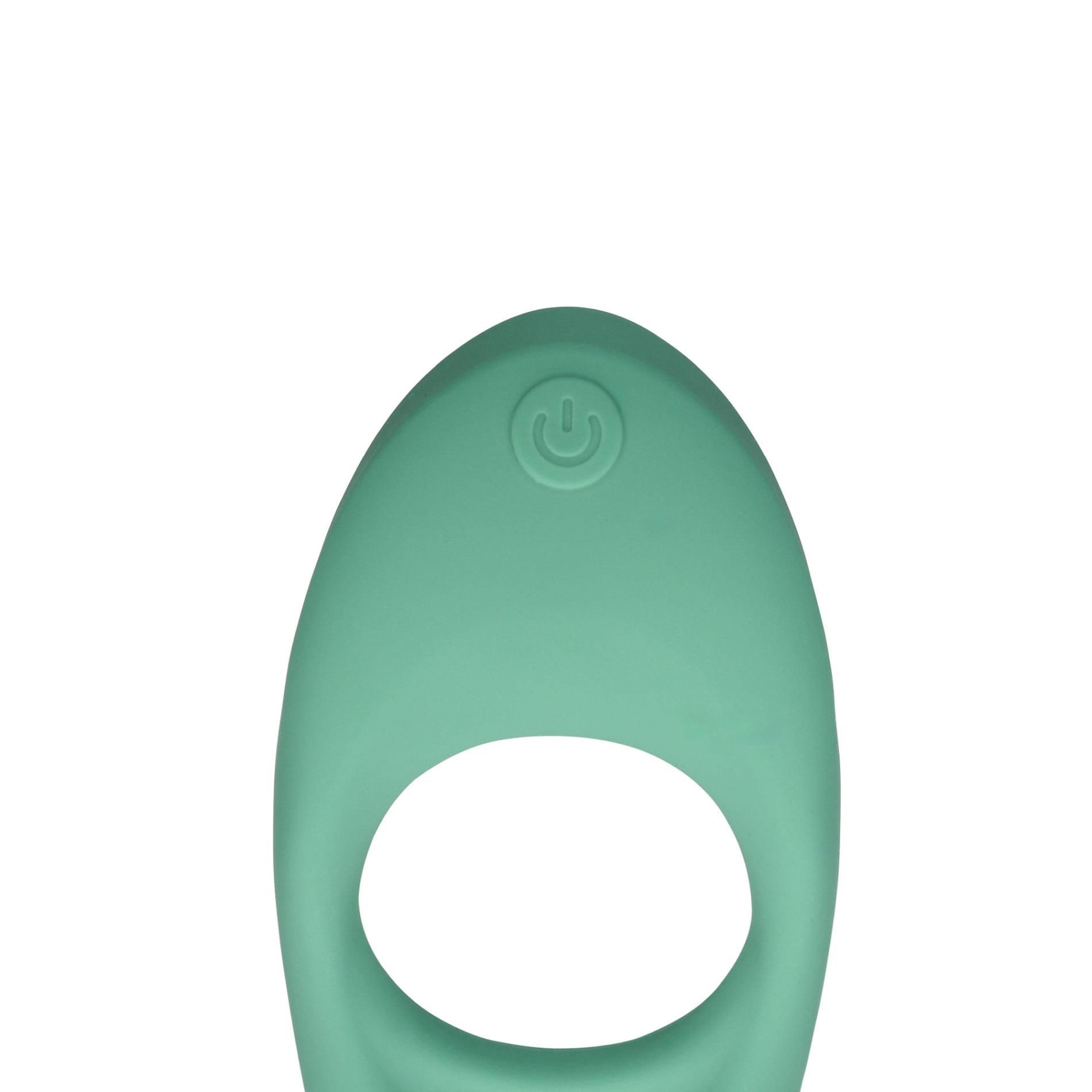 Эрекционное кольцо Loveline Pointed Cock Ring, 10.7 см (зеленый)