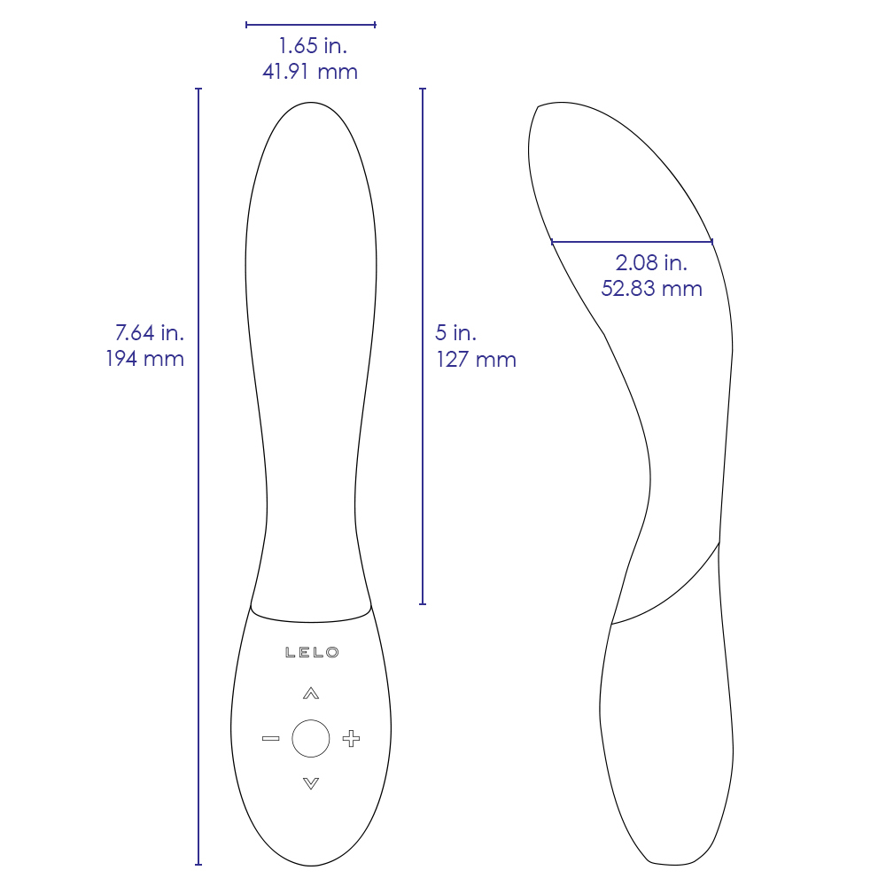 Вибратор Lelo Mona Wave, 19,5 см (синий)