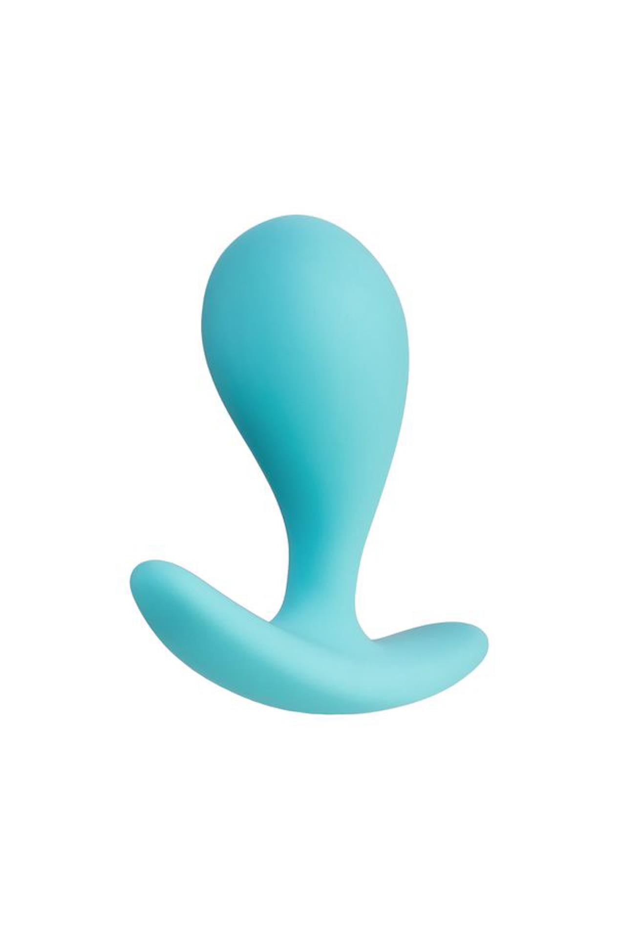 Korek analny ToDo Anal Plug Blob, 5.5 cm (turkus)