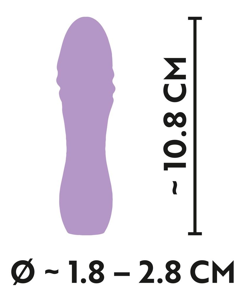 Вибратор Cuties Mini Vibrator, 10,8 см (фиолетовый)