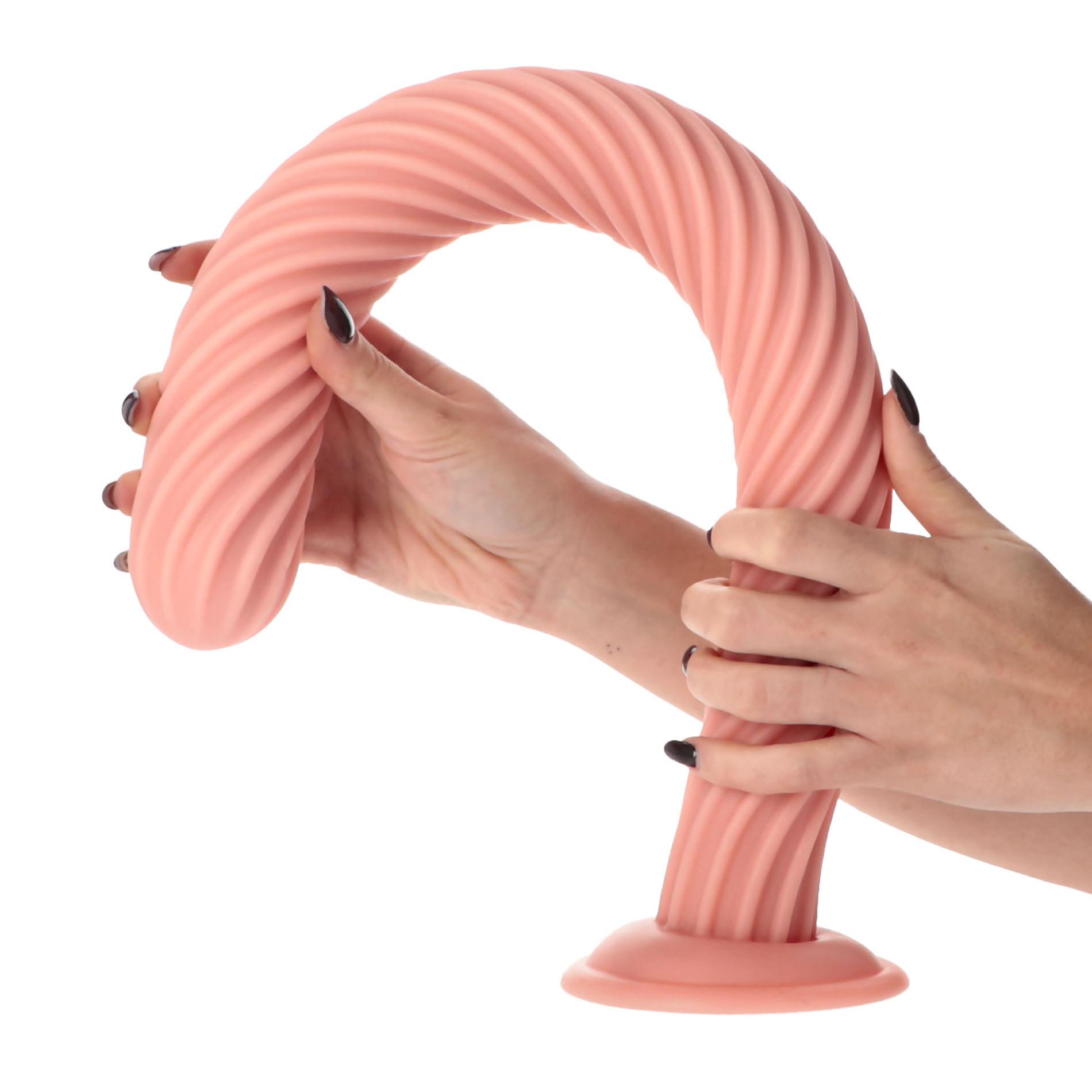 Korek analny do fistingu Toyz4lovers Gunung, 51 cm (w kolorze cielistym)