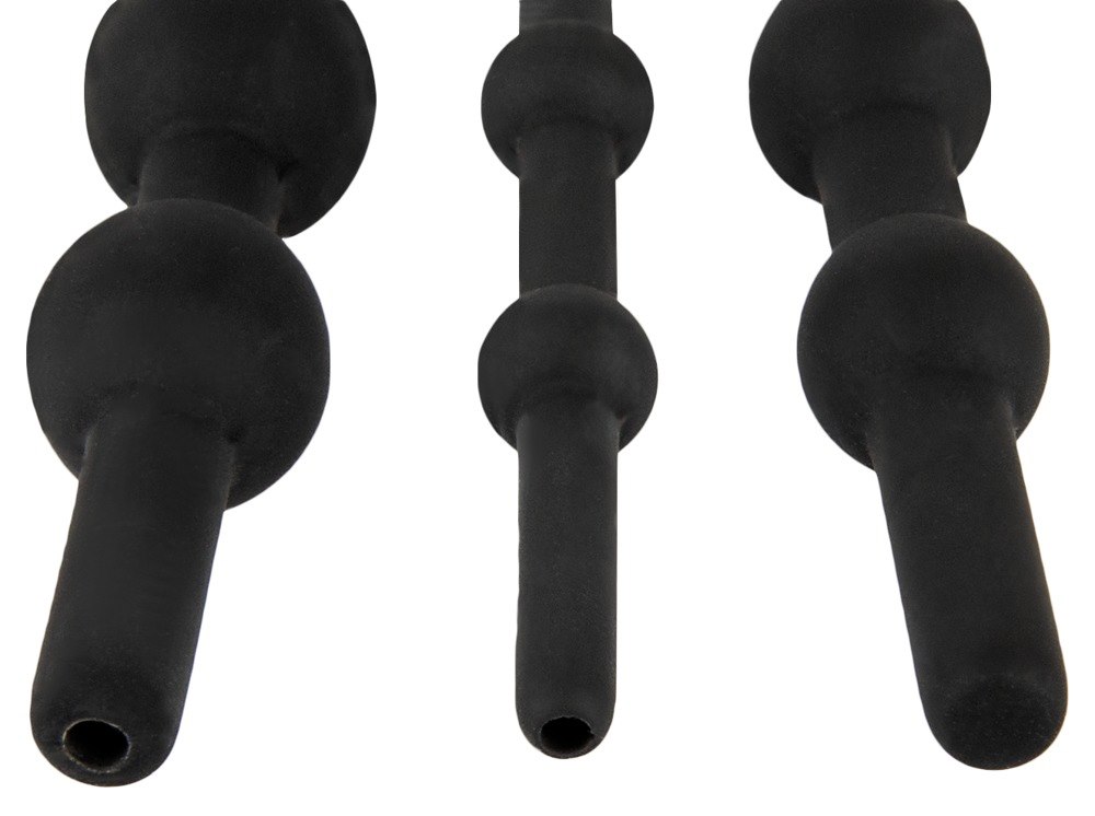 Стимулятор уретры Penisplug Training Set, 3 шт (черный)
