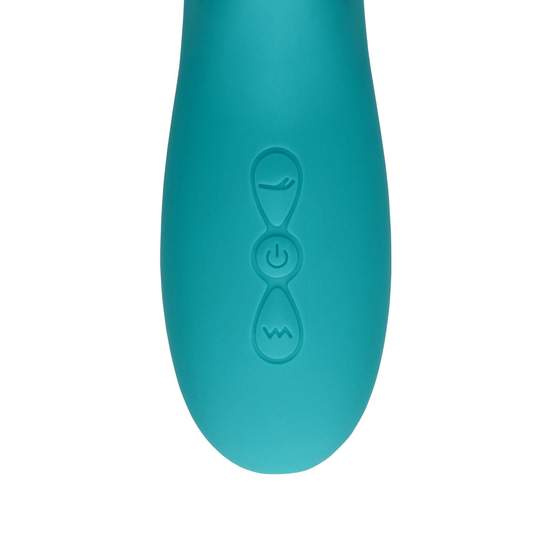 Вибратор Loveline Flapping G-Spot Butterfly, 25.7 см (бирюзовый)