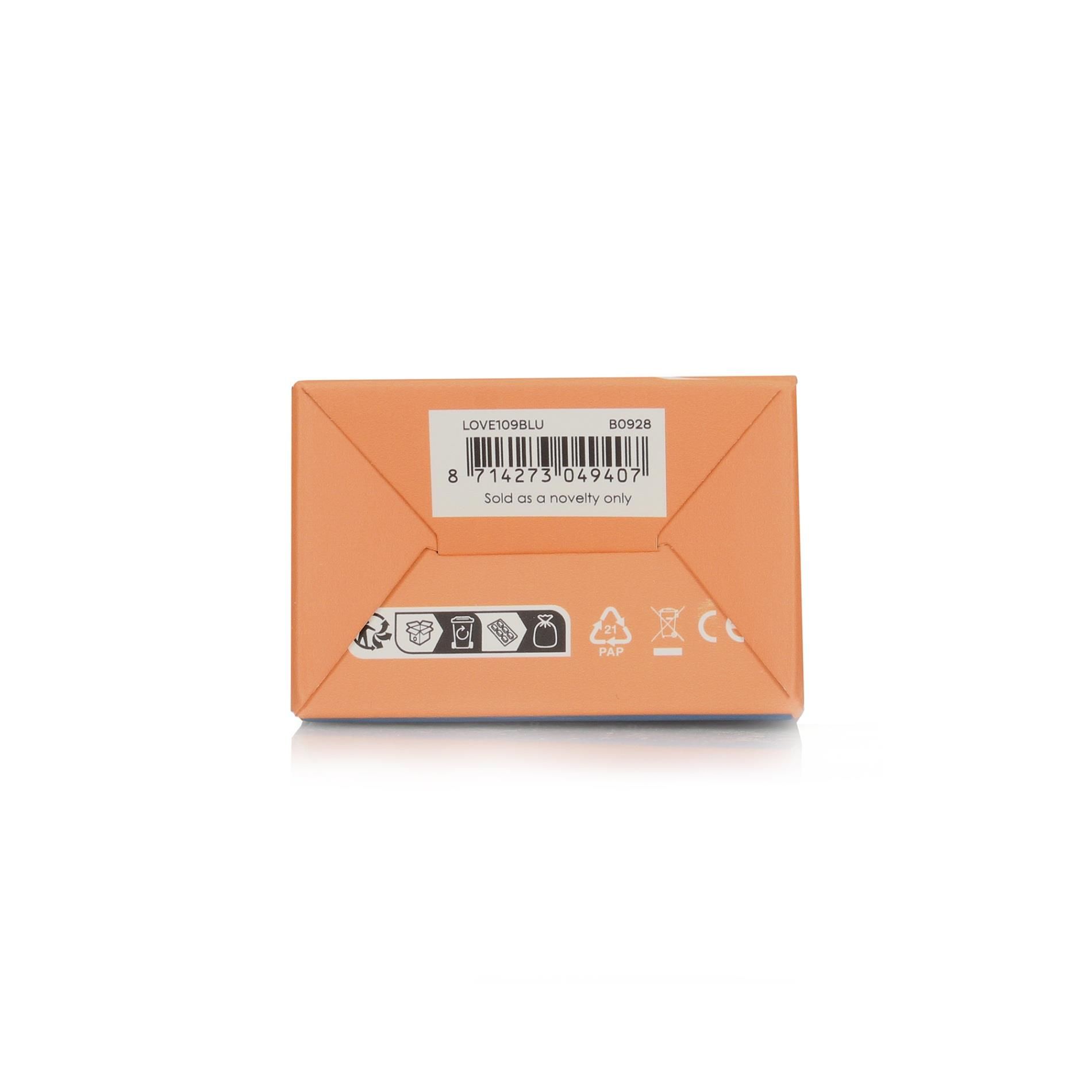 Вибратор Loveline Travel Compartment and Pump, 18.5 см (синий)