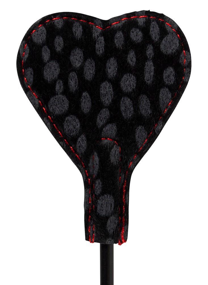 Стек Bad Kitty Heart Mini Crop, 25 см (черный)