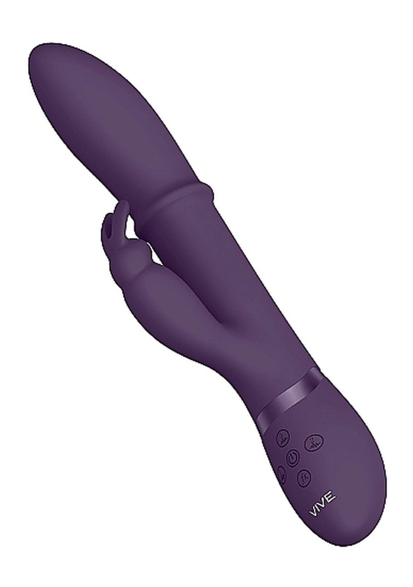 Вибратор-кролик ShotsToys Halo, 24.5 см (фиолетовый)