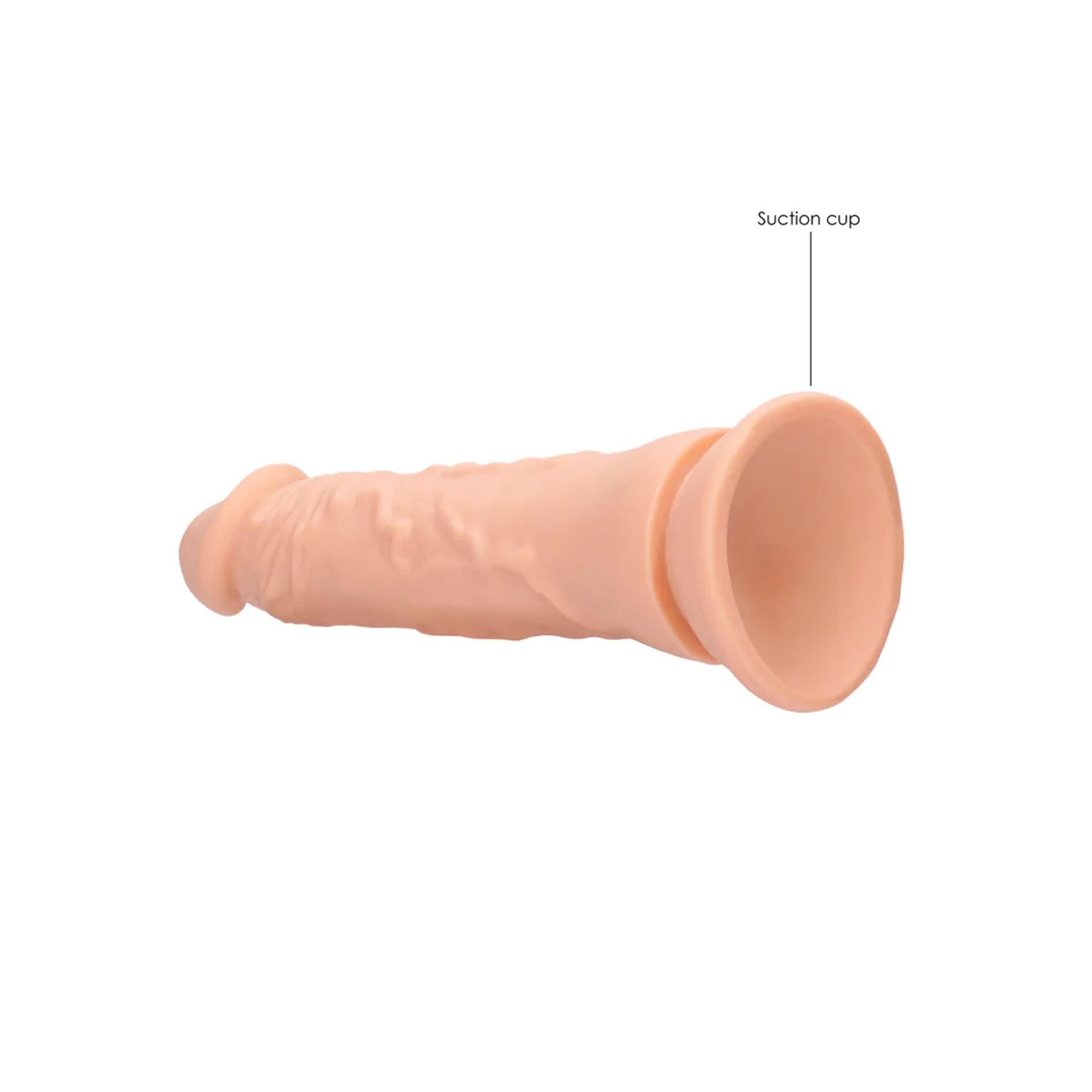 Фаллоимитатор RealRock Dong without Testicles 8", 21.5 см (телесный)