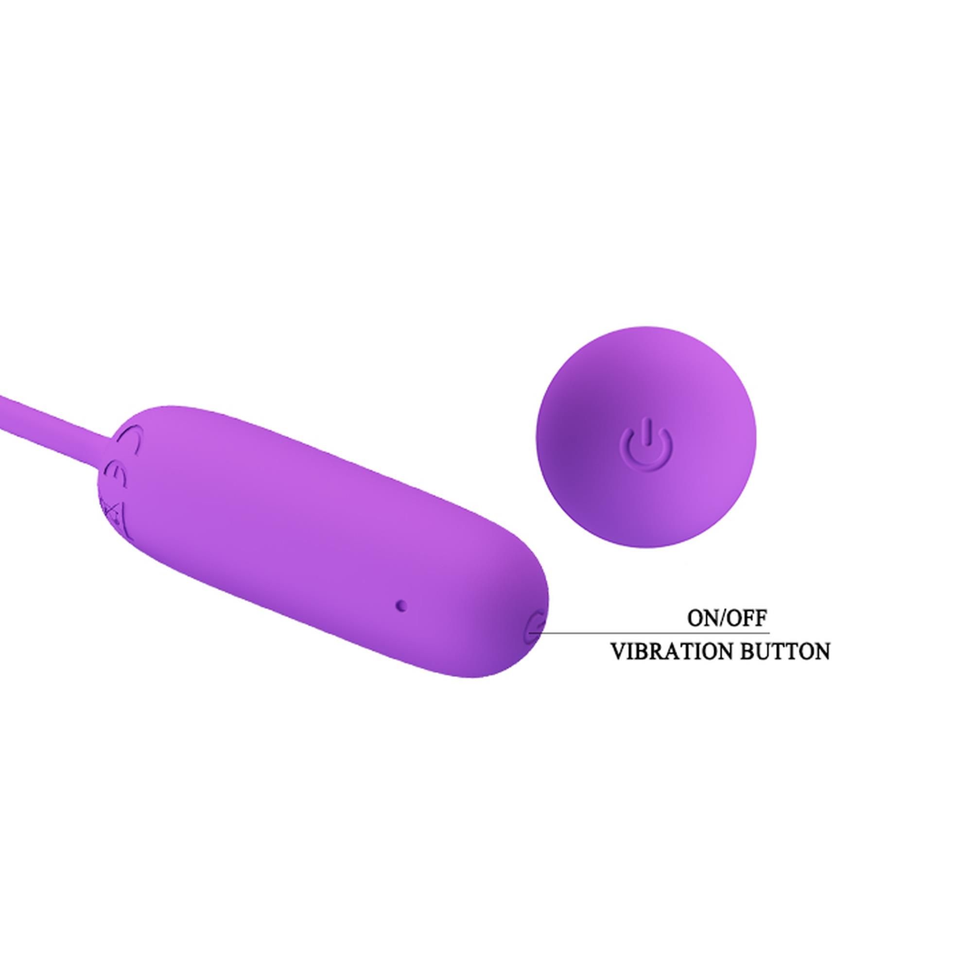 Виброяйцо Pretty Love Joyce Vibrating Egg, 18 см (фиолетовый)