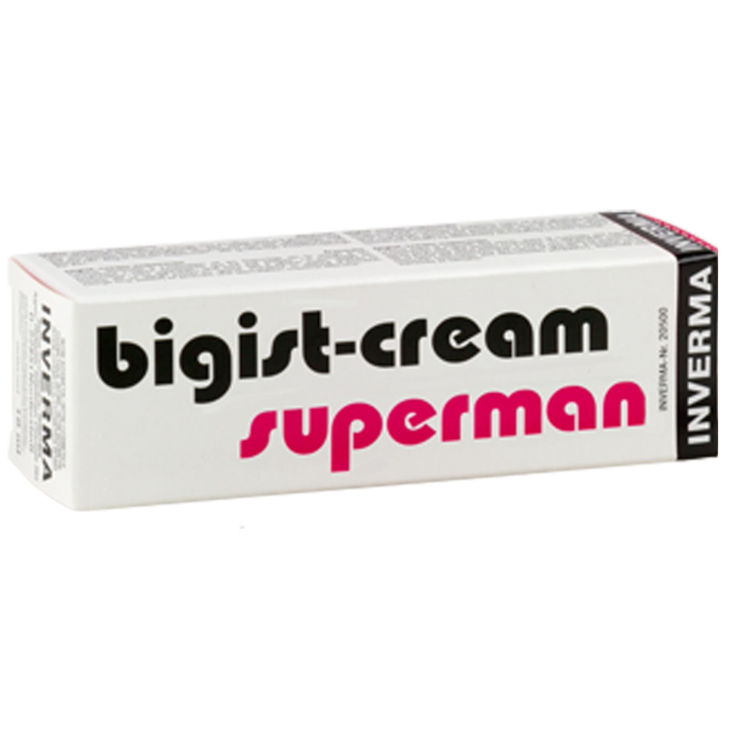 Krem dla mężczyzn na erekcję wzwód Inverma Bigist-Cream Superman, 18 ml