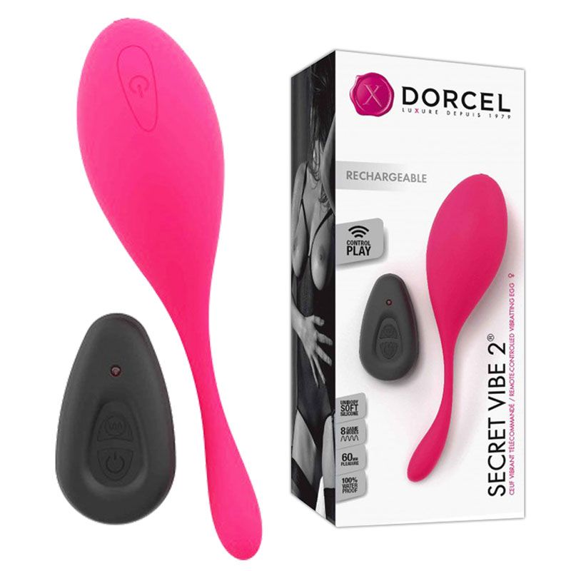 Виброяйцо Dorcel Secret Vibe 2, 14,5 см (розовый)