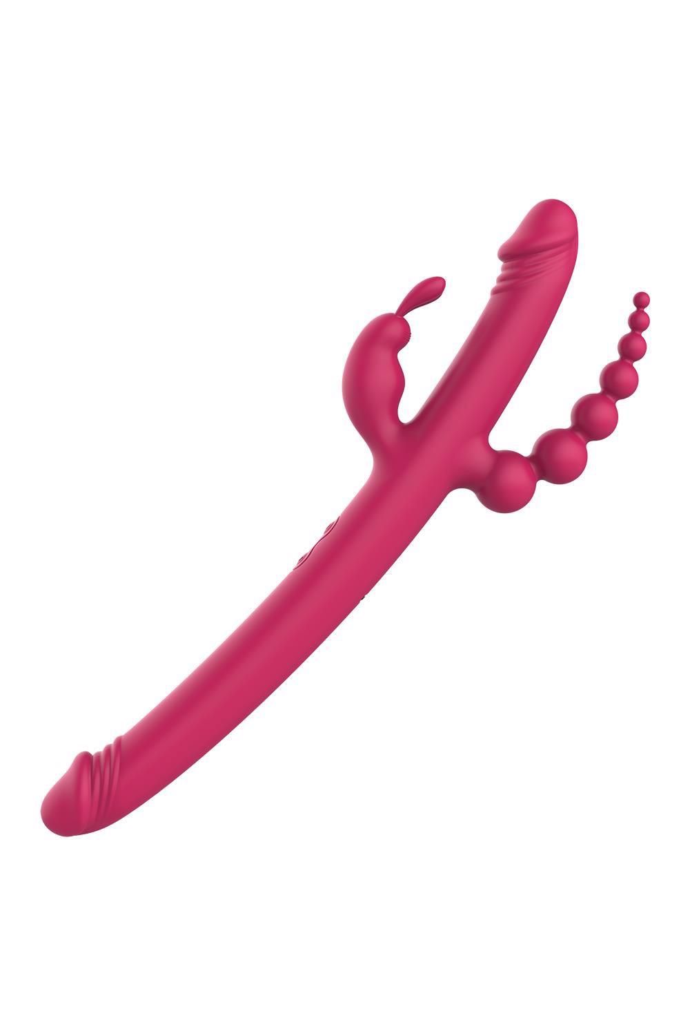 Вібратор Essentials Anywhere Pleasure Vibe, 40 см (рожевий)