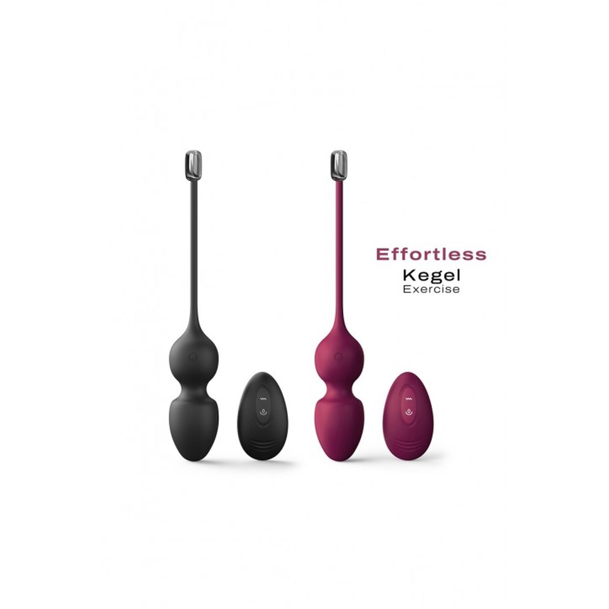 Вагінальні кульки Dorcel Love Balls, 22 см (сливовий)
