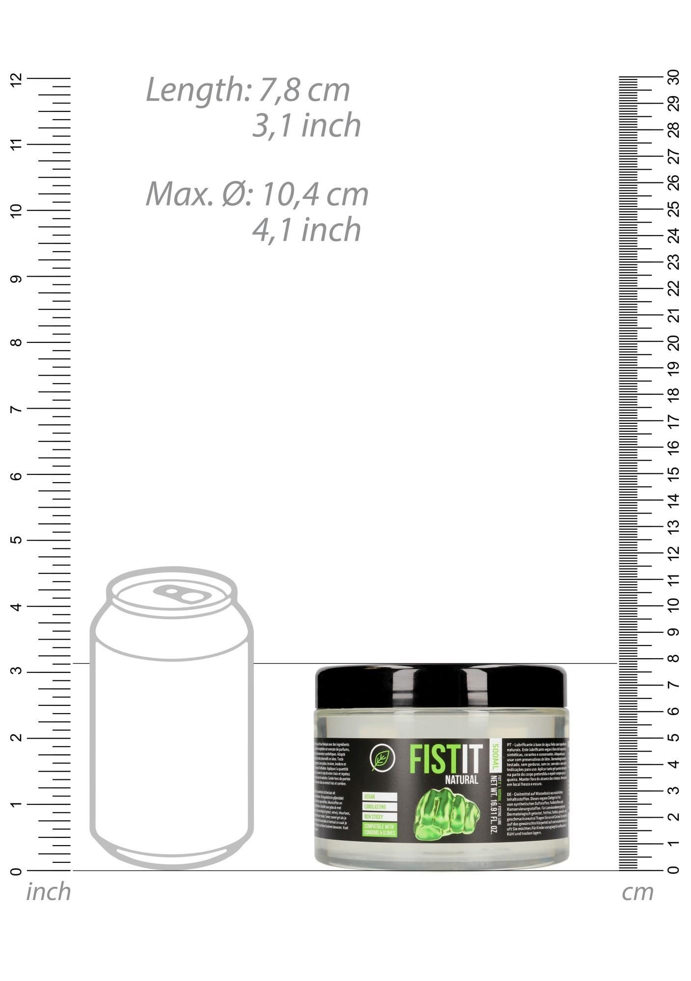 Lubrykant do fistingu Fist It Natural, 500 ml