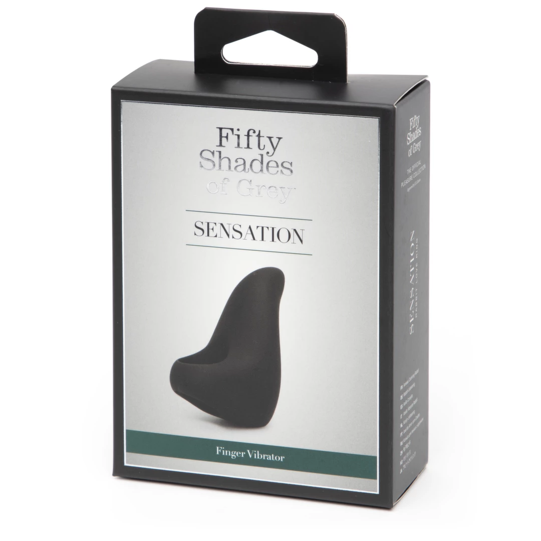 Вибратор на палец Fifty Shades of Grey Sensation, 6.1 см (черный)