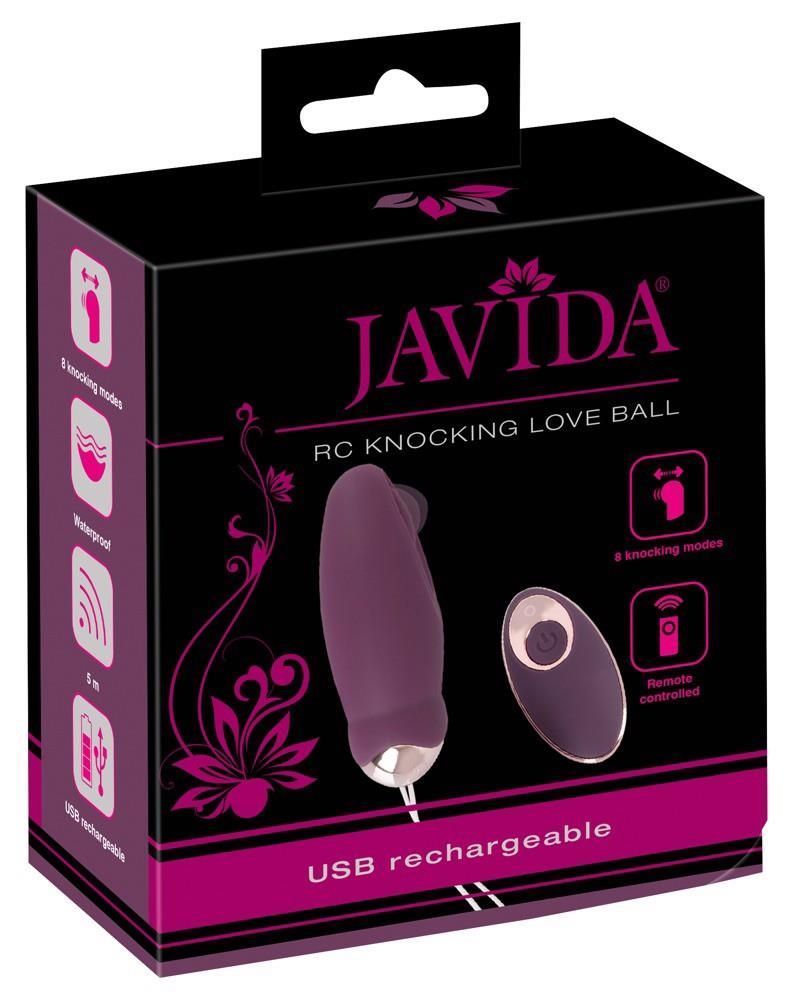 Виброяйцо Javida RC Knocking Love Ball, 17,5 см (фиолетовый)