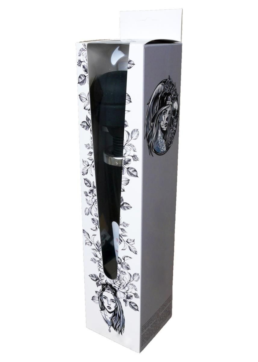 Вибромассажер Boss Series Wand, 32 см (черный)