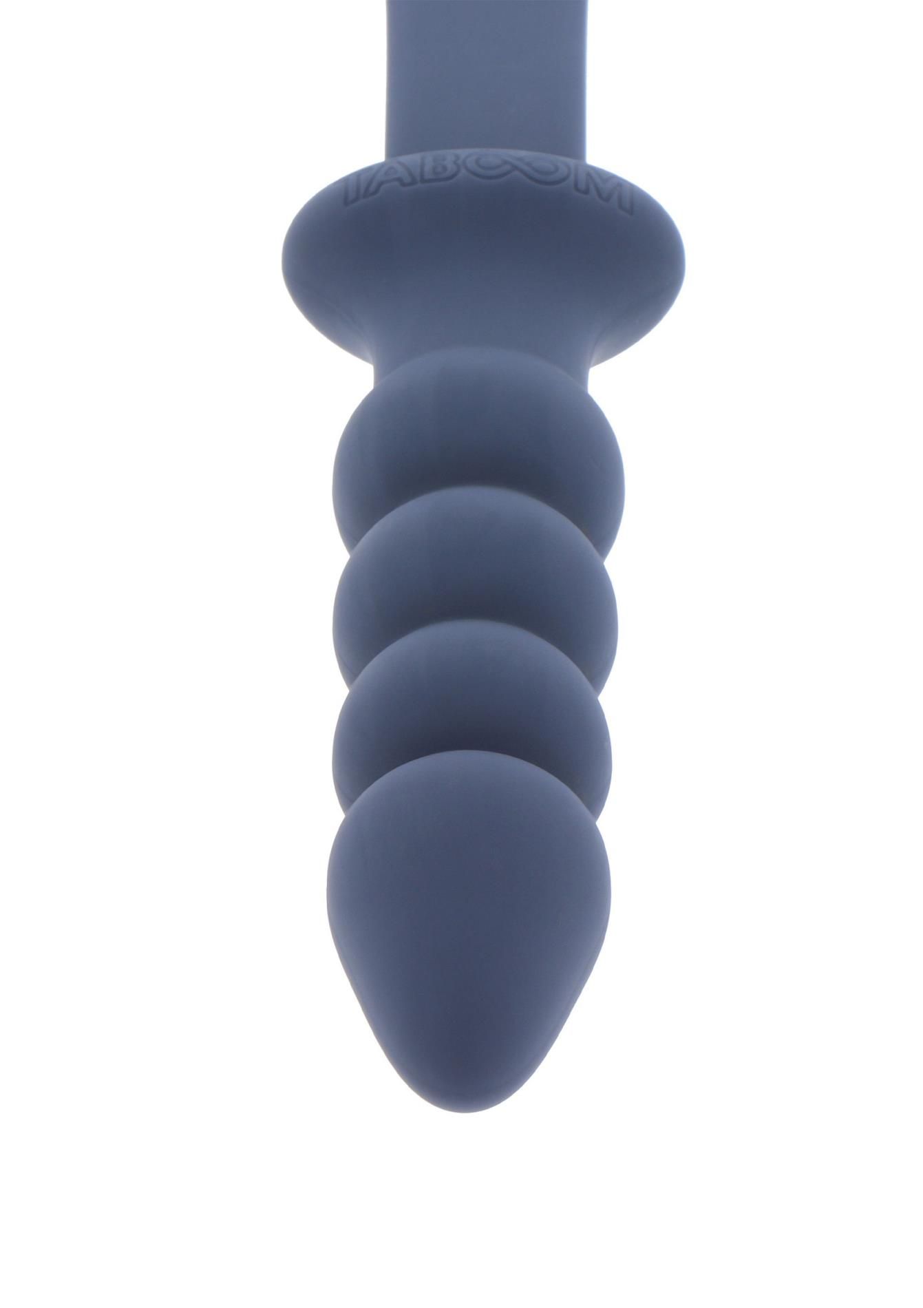 Шлепалка Taboom Silicone Supreme Paddle and Plug, 29 см (синий)