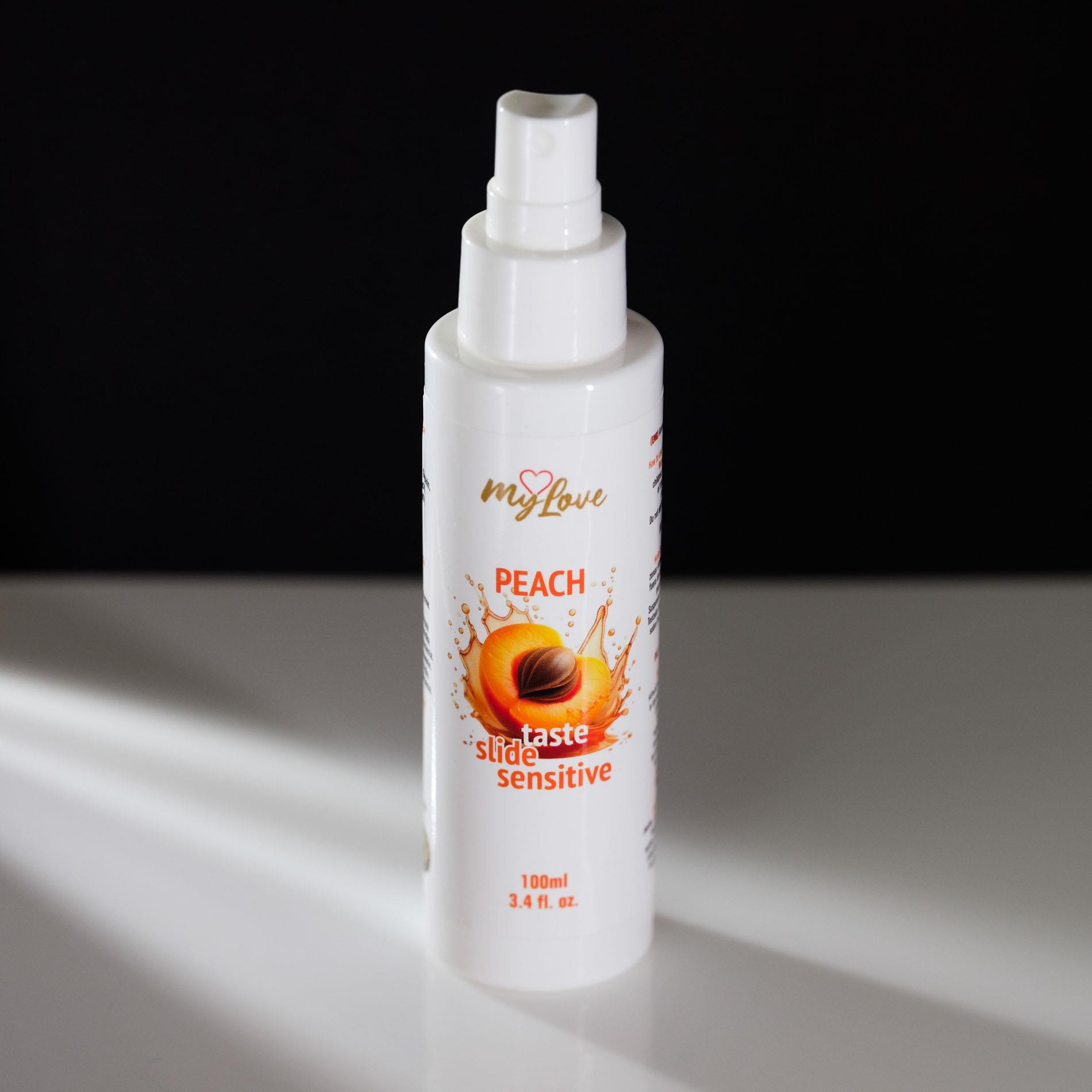 Лубрикант на водной основе MyLove Taste Slide Sensitive Peach, 100 мл