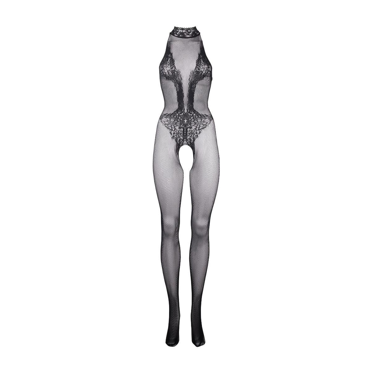 Бодистокінг Le Désir Fishnet and Lace, One Size (чорний)