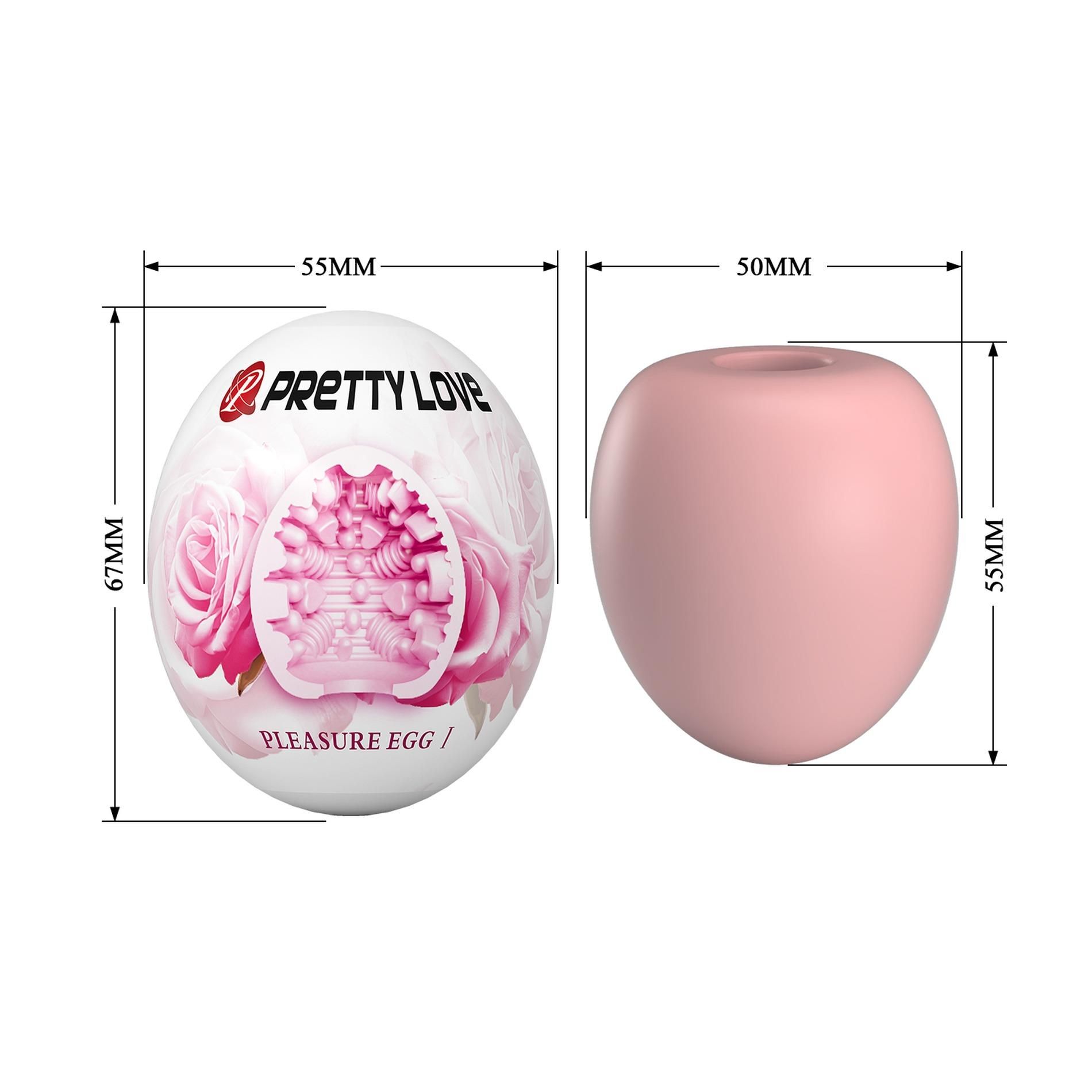 Мастурбатор яйце Pretty Love Pleasure Egg I (рожевий)