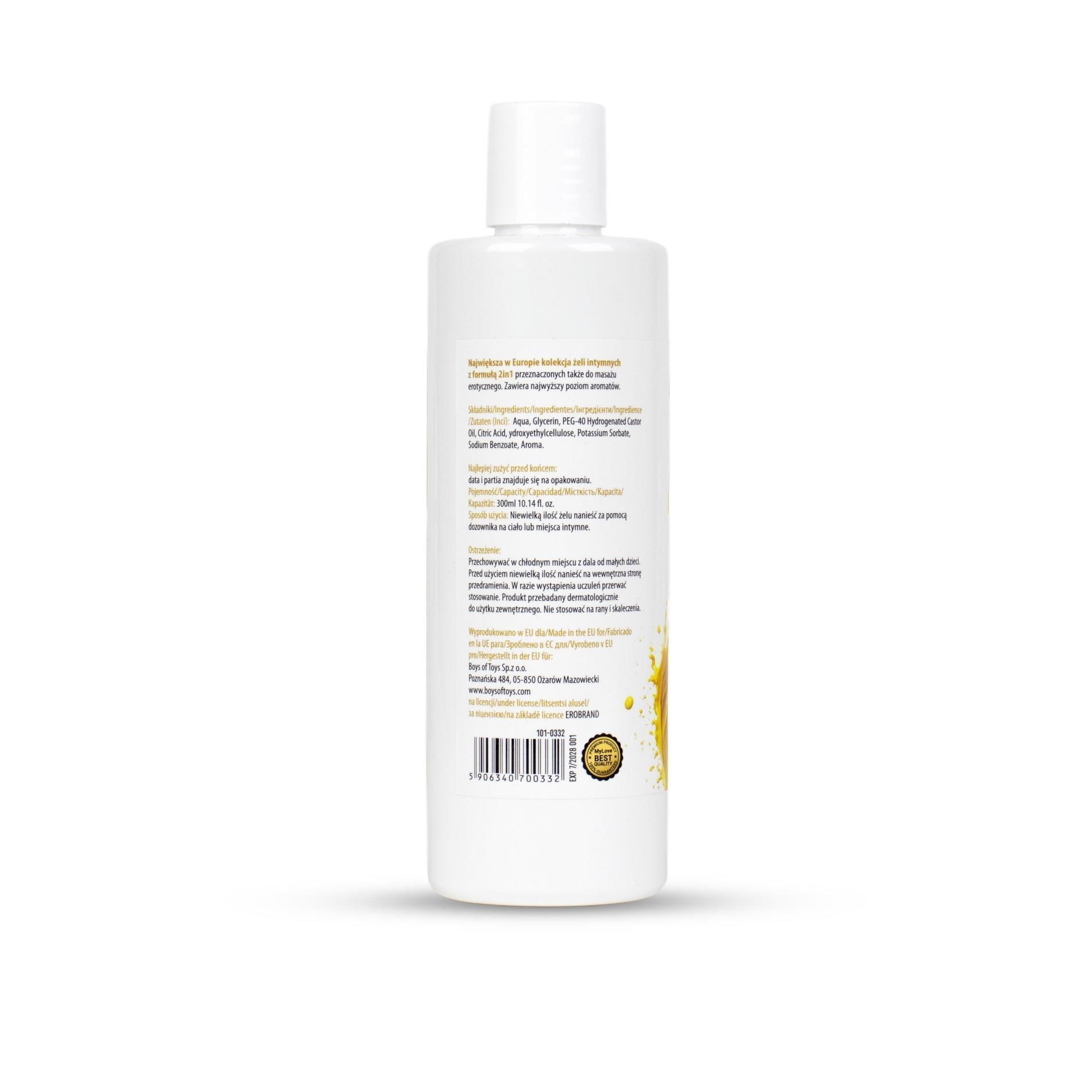 Лубрикант MyLove Aroma Series Intim&Massage 2in1 Lemon, 300 мл