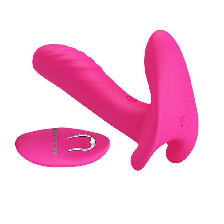 Вібратор Pretty Love Remote Control, 10 см (рожевий)