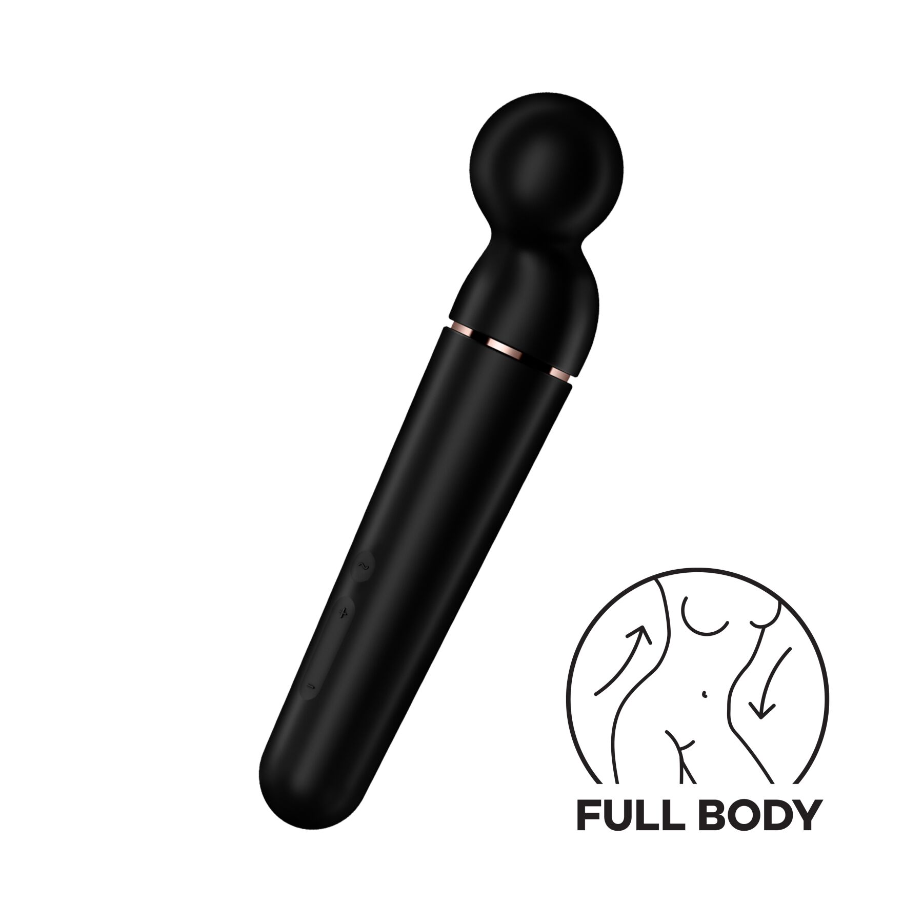 Вибромассажер Satisfyer Planet Wand-er, 30.4 см (черный)