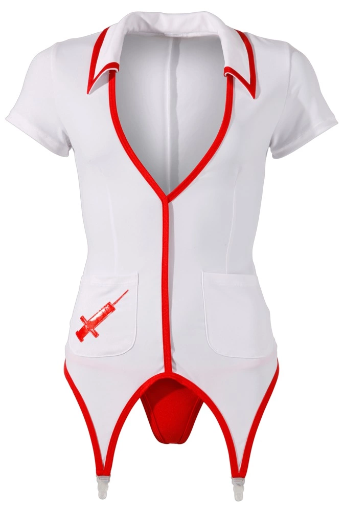 Erotyczny kostium Cottelli Costumes Nurse Outfit, M (biały)